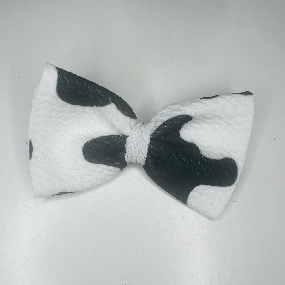 Baby Mini Cow Bow